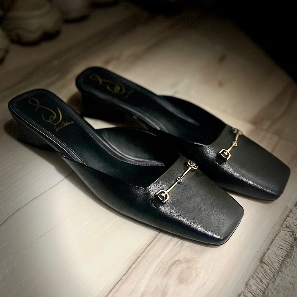 Sam Edelman mini mule loafers, size 9,